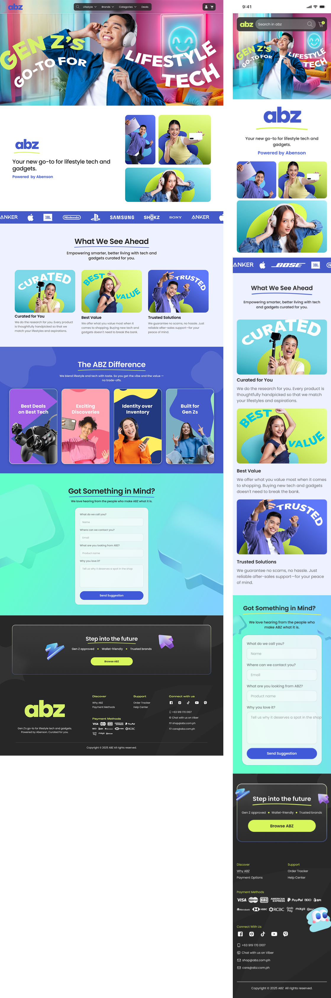 ABZ Landing Page